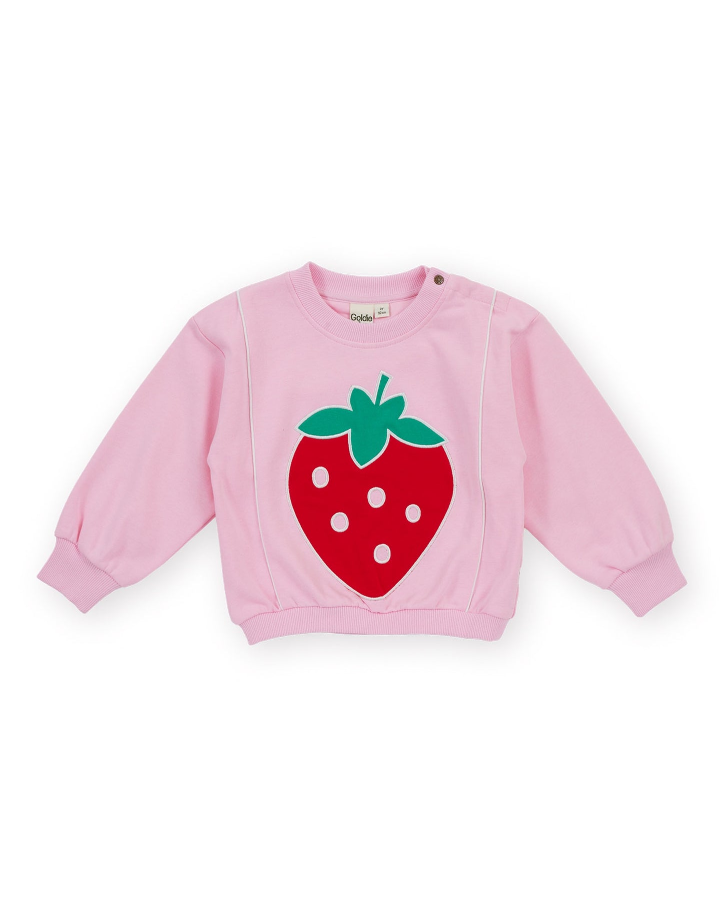Jumbo Strawberry Piped Sweater