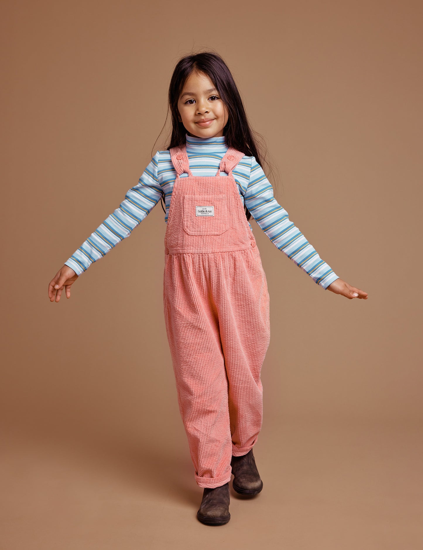 Sammy Cord Overalls / Tulip