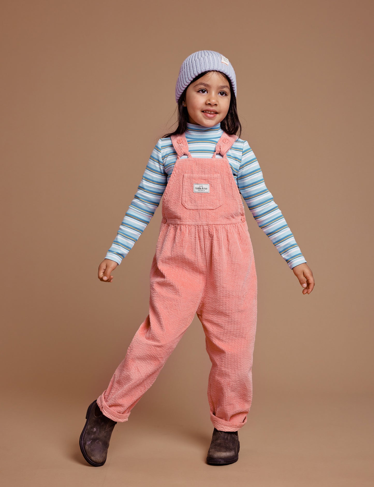 Sky Stripe Embroidered Rib Skivvy