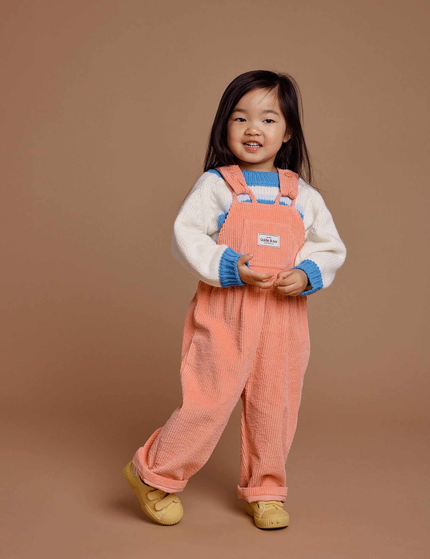 Sammy Cord Overalls / Tulip