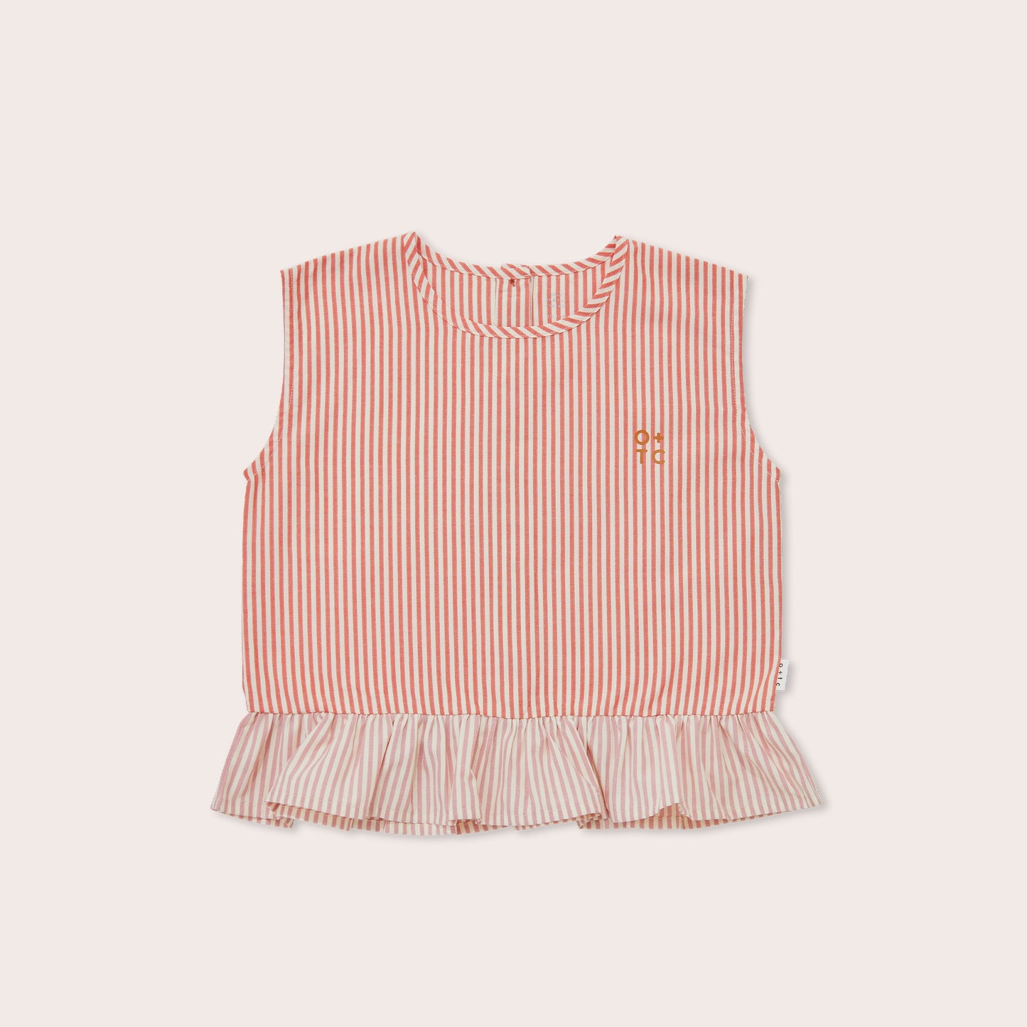 Hoya Stripe Boxy Frill Singlet