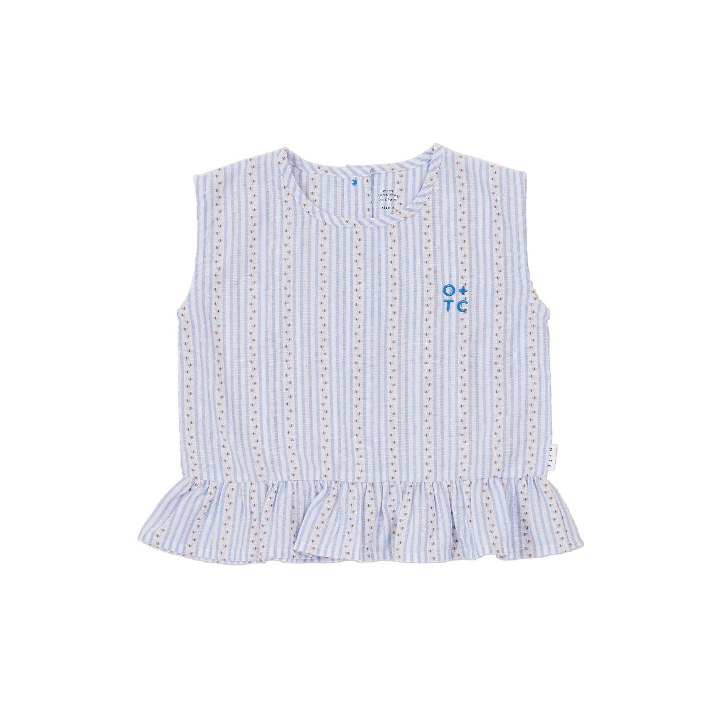 Peaches Boxy Frill Singlet