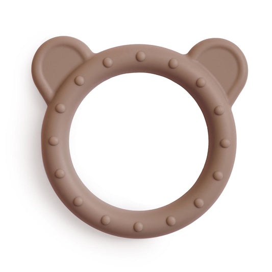 Bear Silicone Teether / Natural