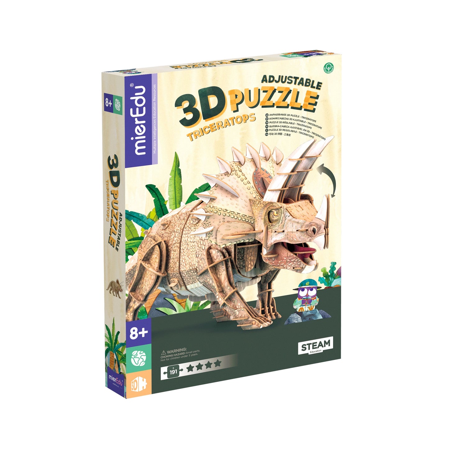 Triceratops 3D Puzzle