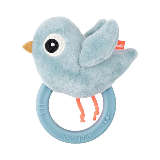 Sensory Rattle with Teether / Blue