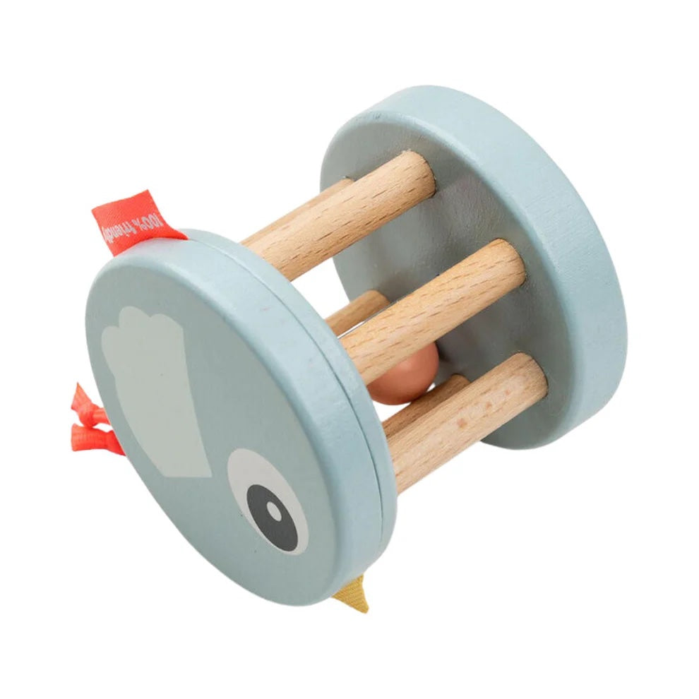 Wooden Birdie Bell Rattle