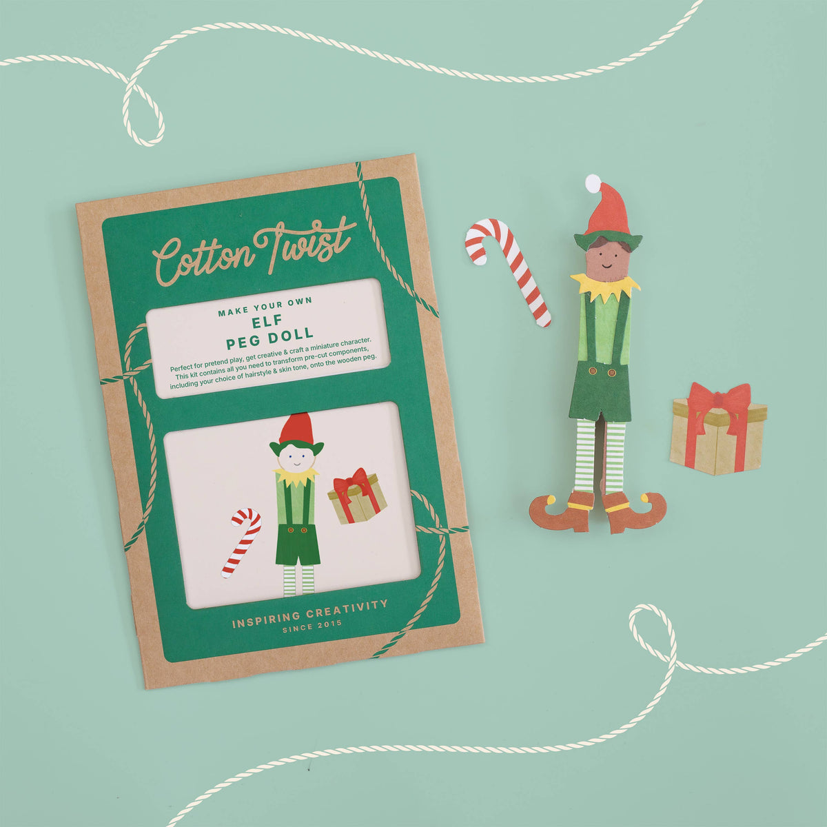 Make Your Own Elf Peg Doll