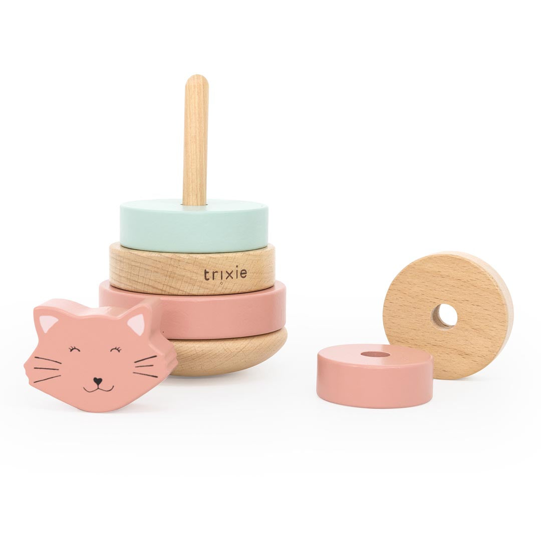 Wooden Stacking Toy / Cat