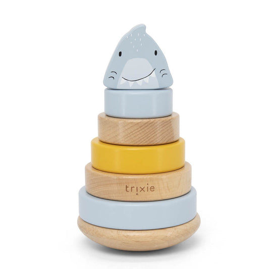 Wooden Stacking Toy / Shark