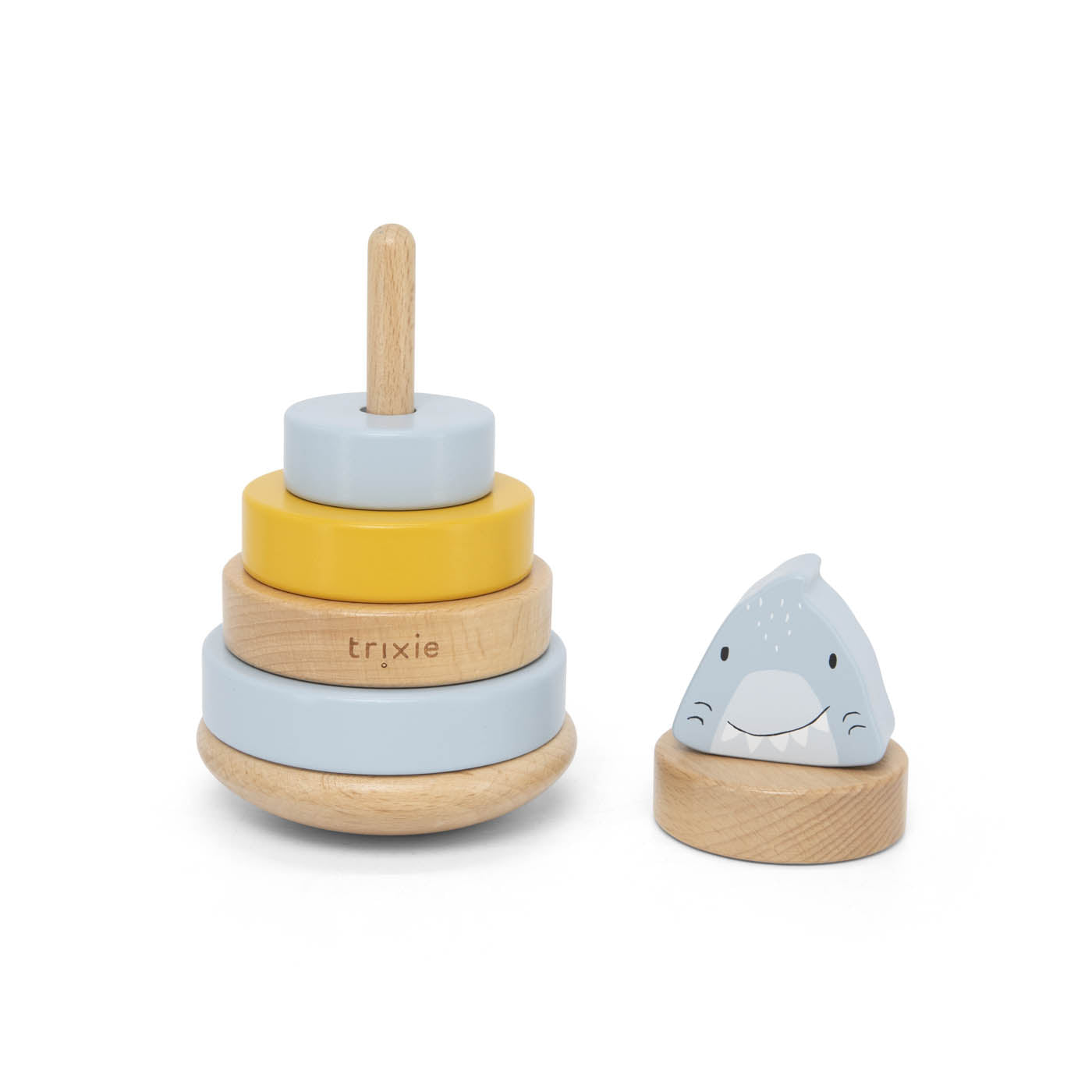 Wooden Stacking Toy / Shark