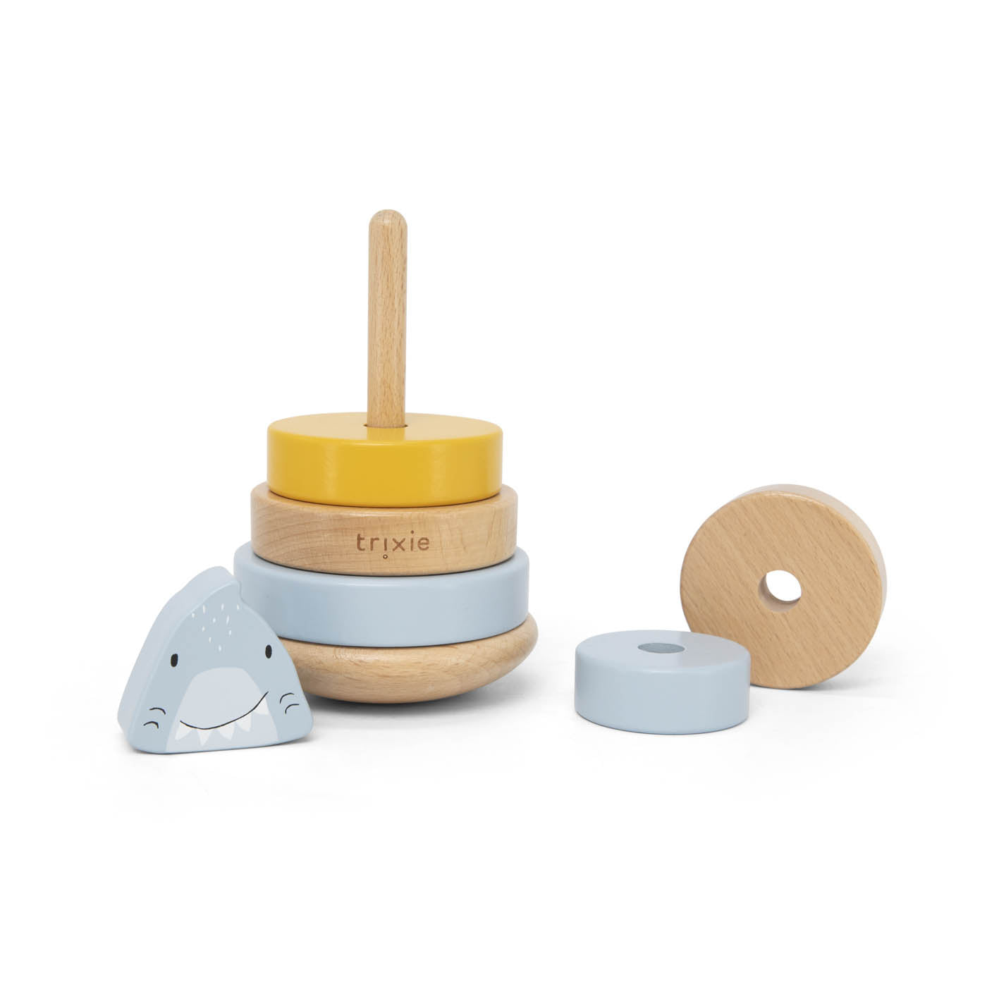 Wooden Stacking Toy / Shark