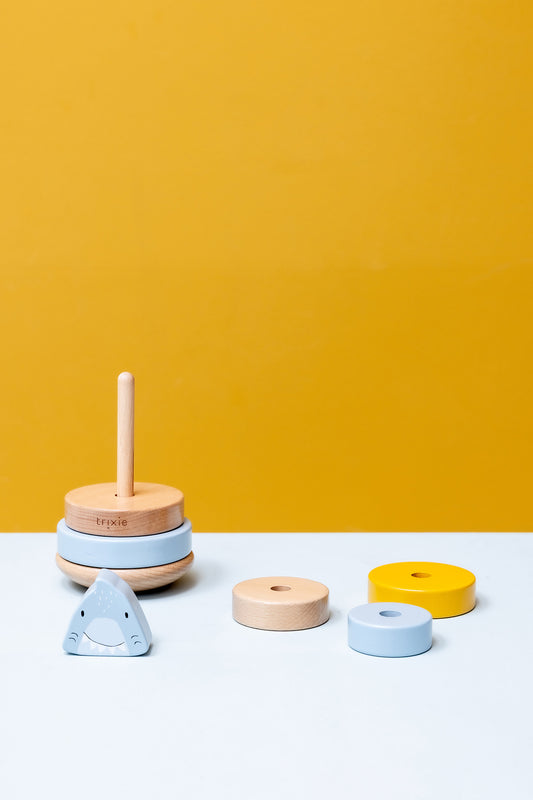 Wooden Stacking Toy / Shark
