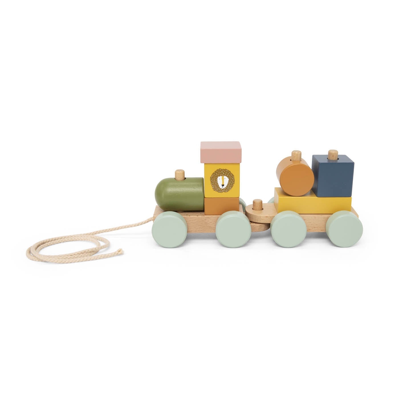 Wooden Mini Animal Train