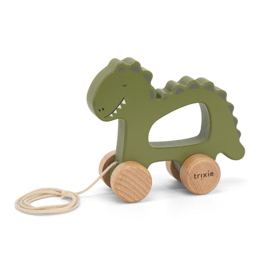 Wooden Pull Along Toy / Dino