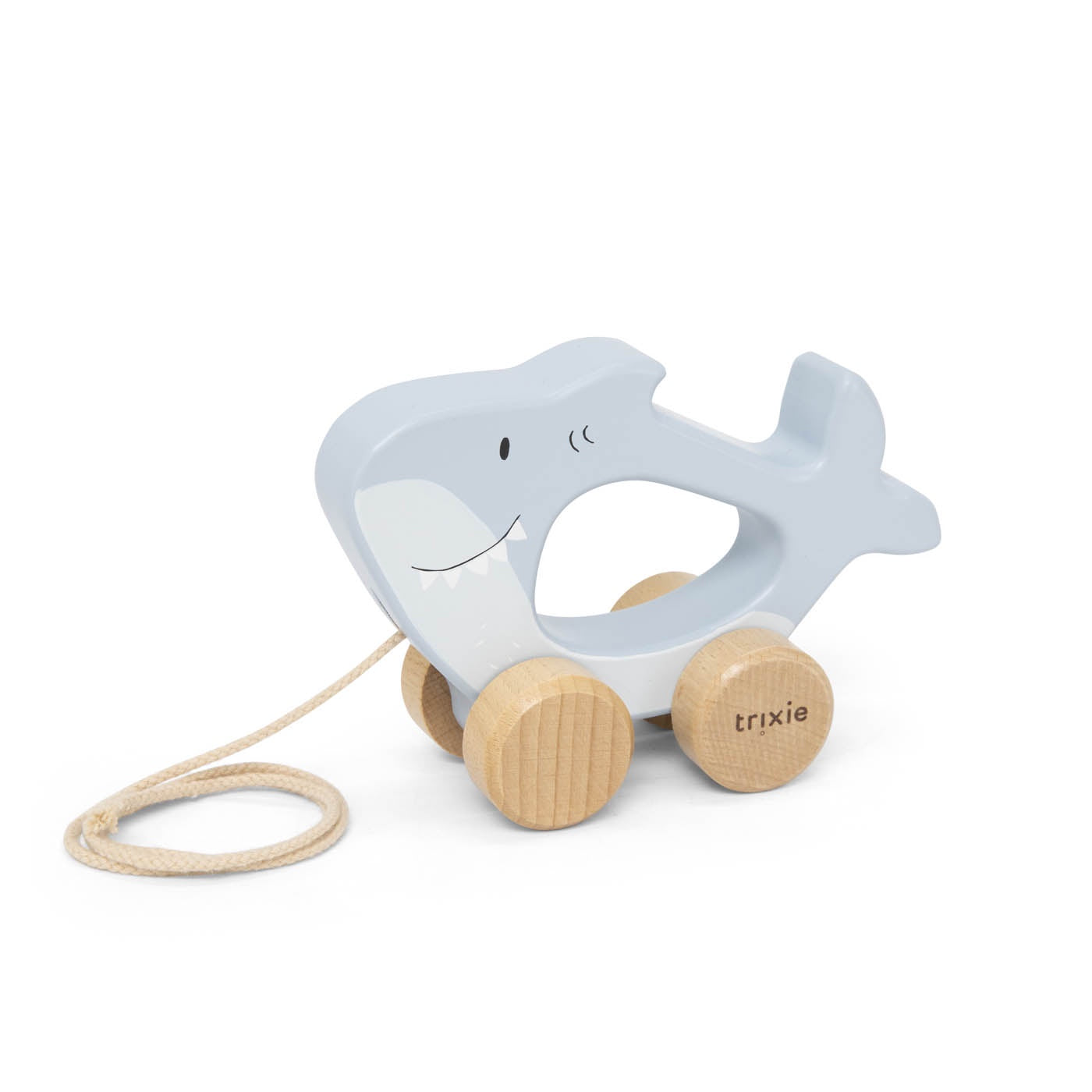 Wooden Pull Along Toy / Shark