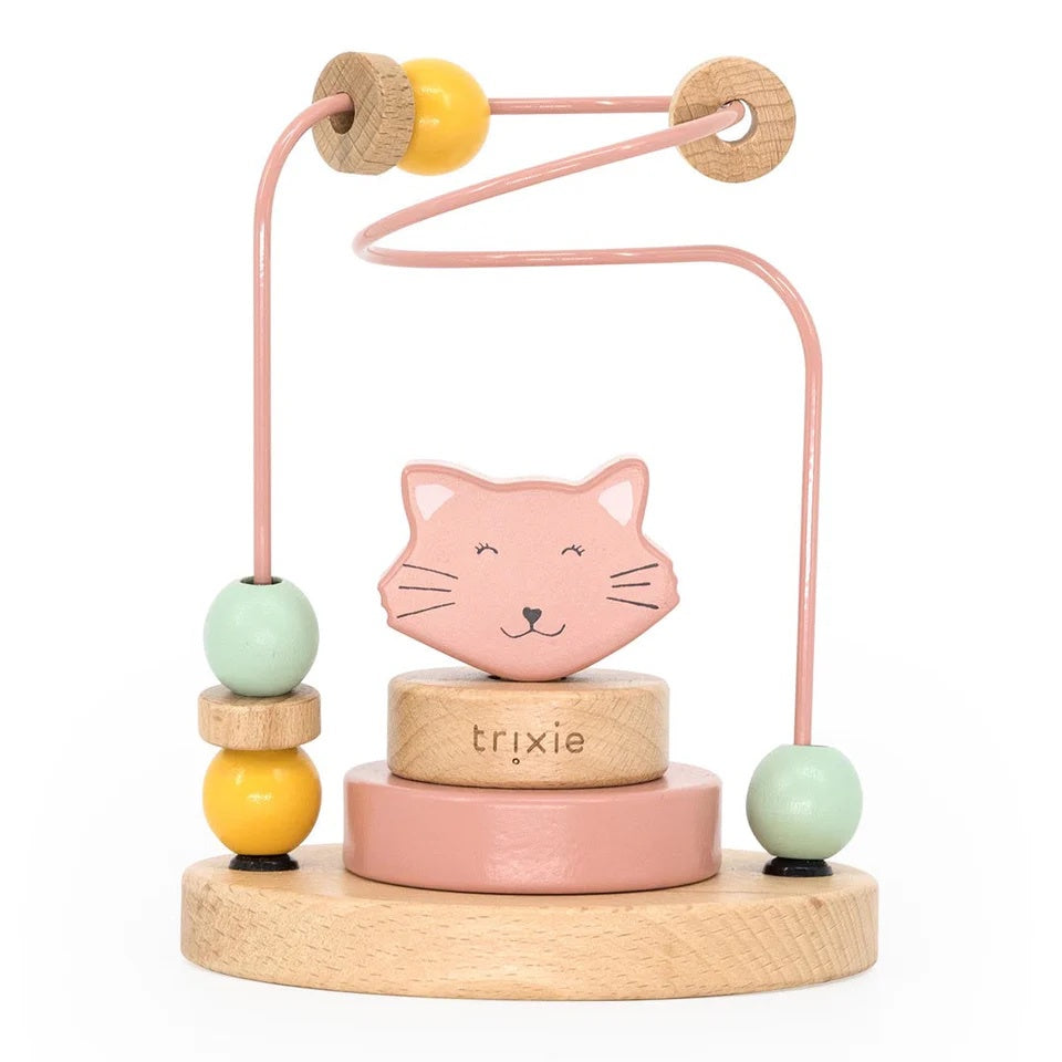 Wooden Beads Maze / Cat