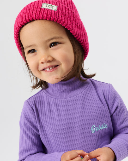 Goldie + Ace Wool Beanie / Pink