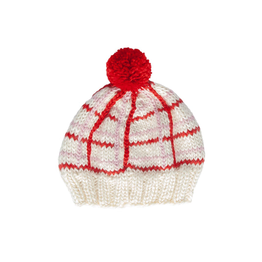 Crossroads Beanie / Pink & Red