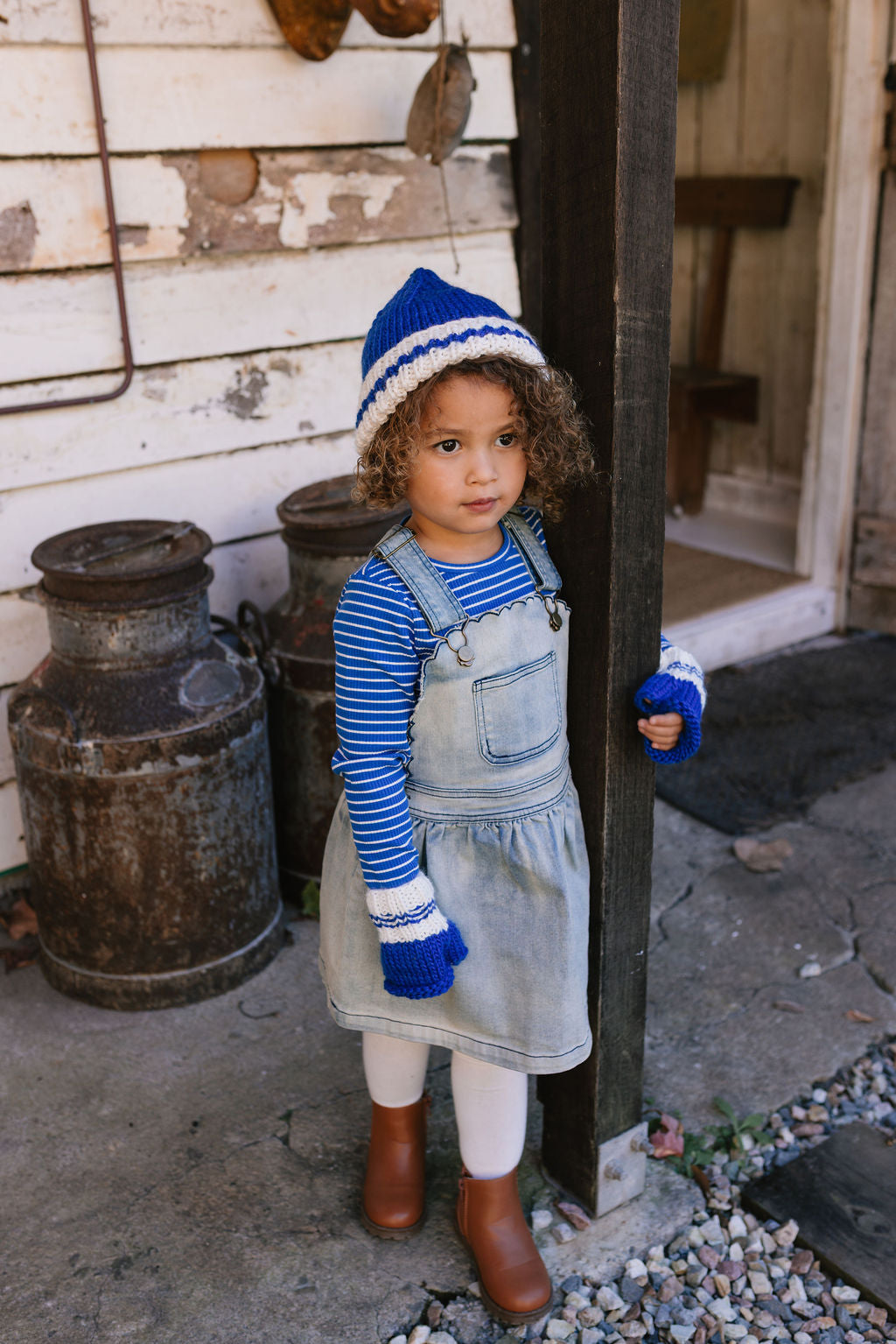 Denmark Mittens / Blue