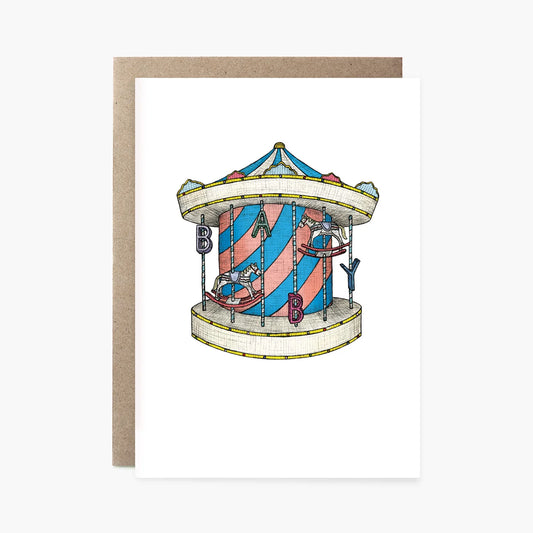 Greeting Card / Baby Carousel