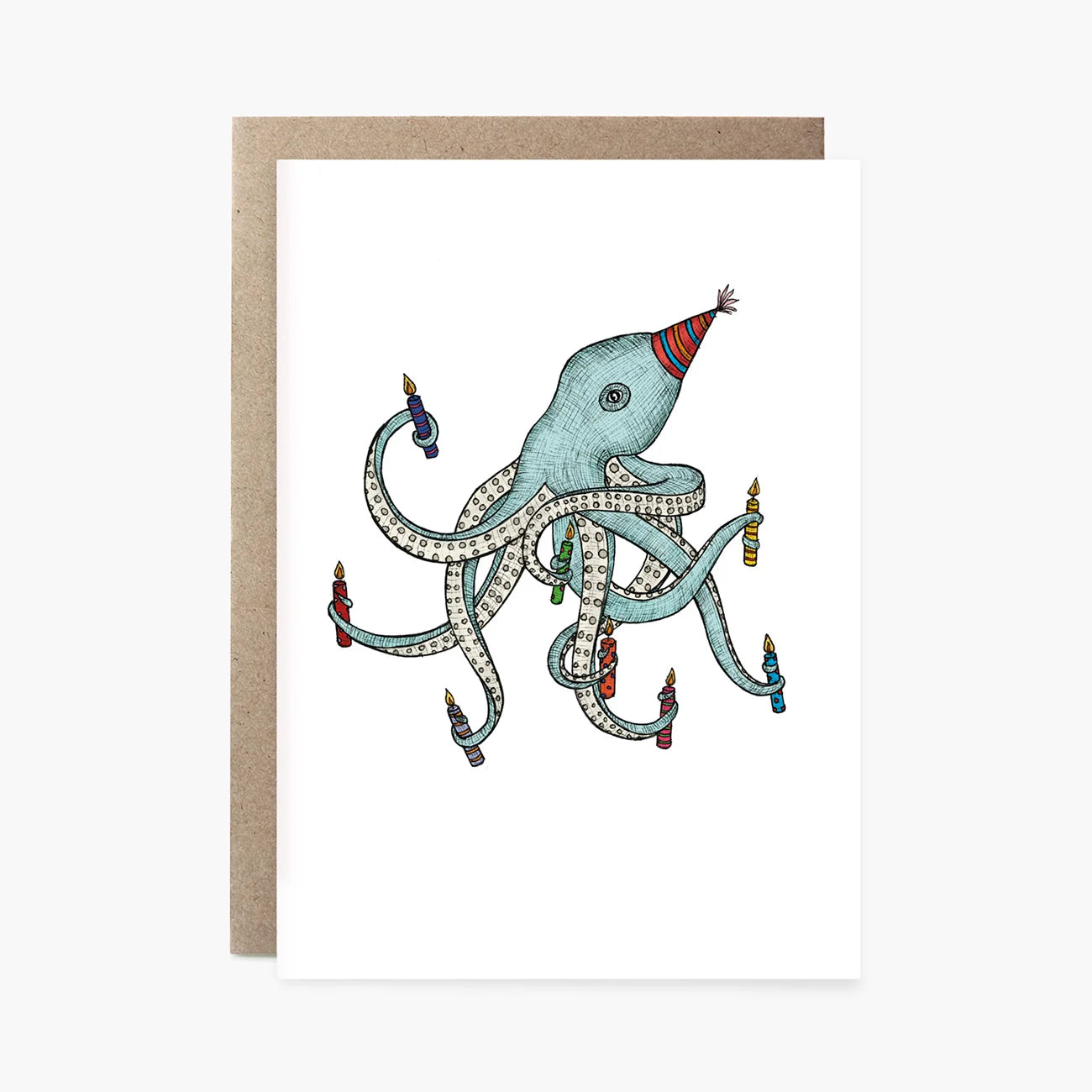 Greeting Card / Birthday Octopus
