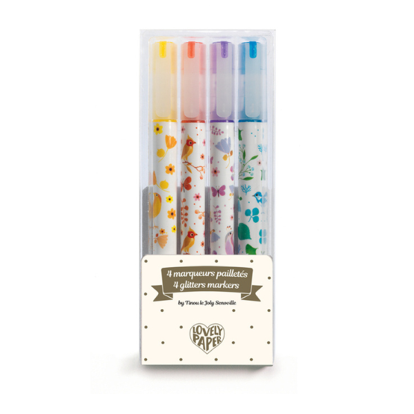 4 Tinou Glitter Markers