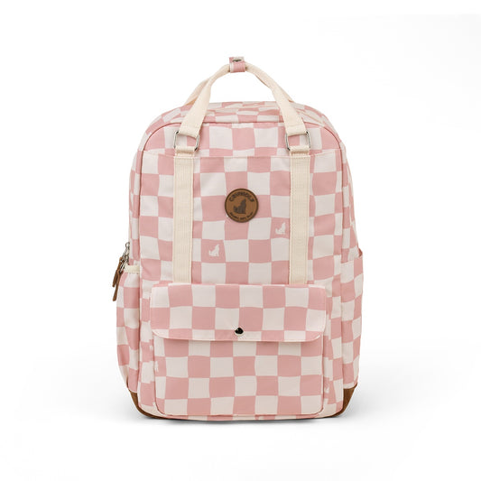 Pink Checks Knapsack
