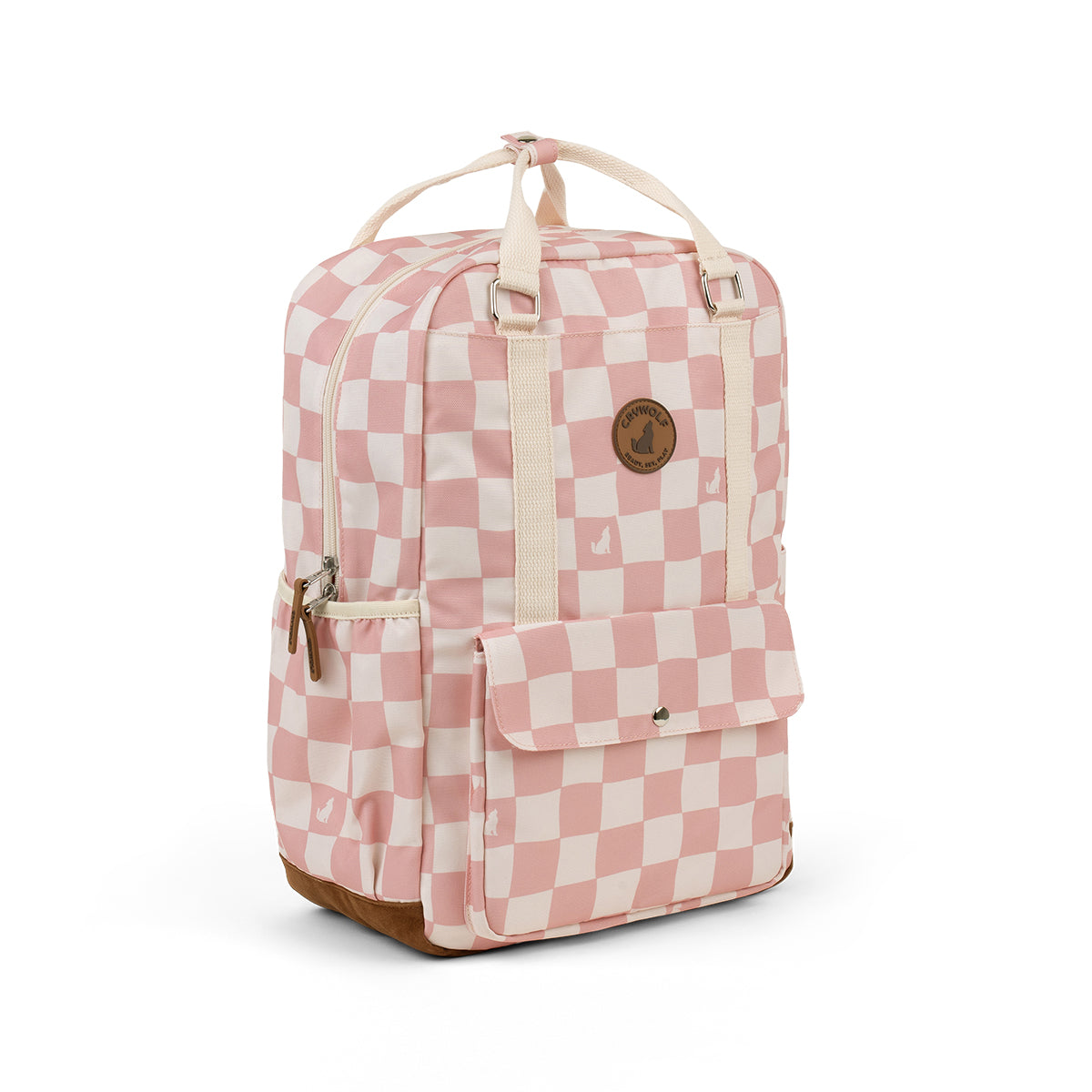 Pink Checks Knapsack