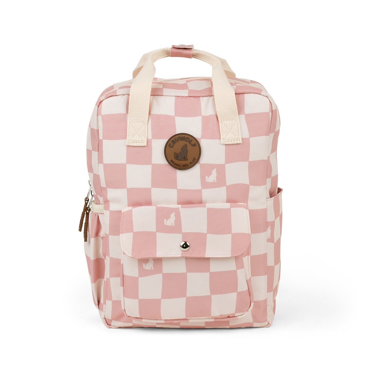 Pink Checks Mini Backpack