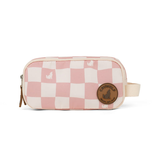 Pink Checks Fable Pencil Case