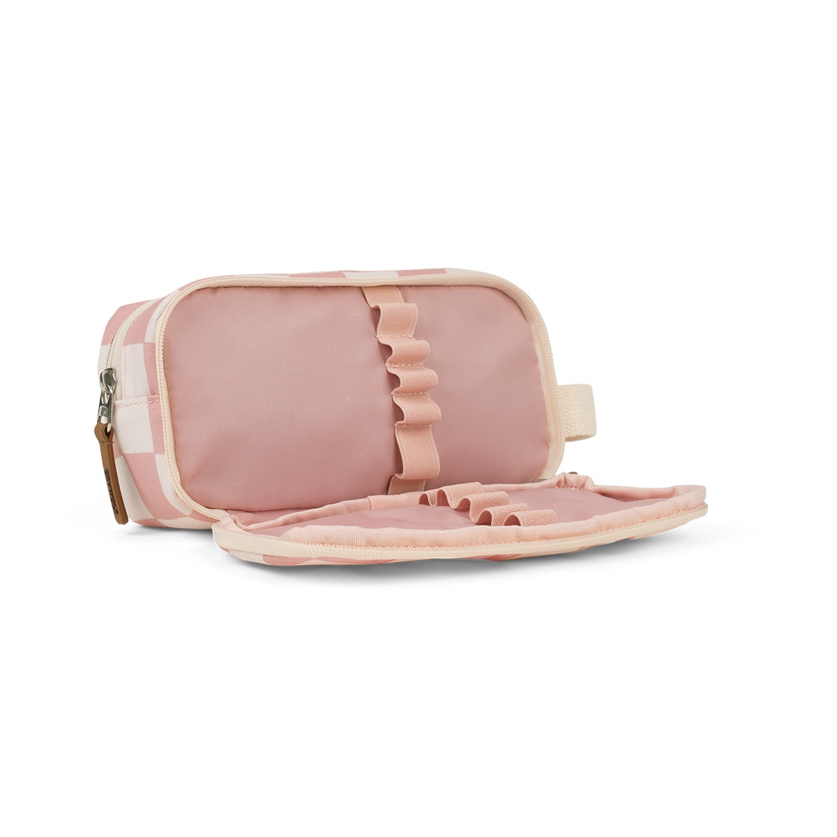 Pink Checks Fable Pencil Case