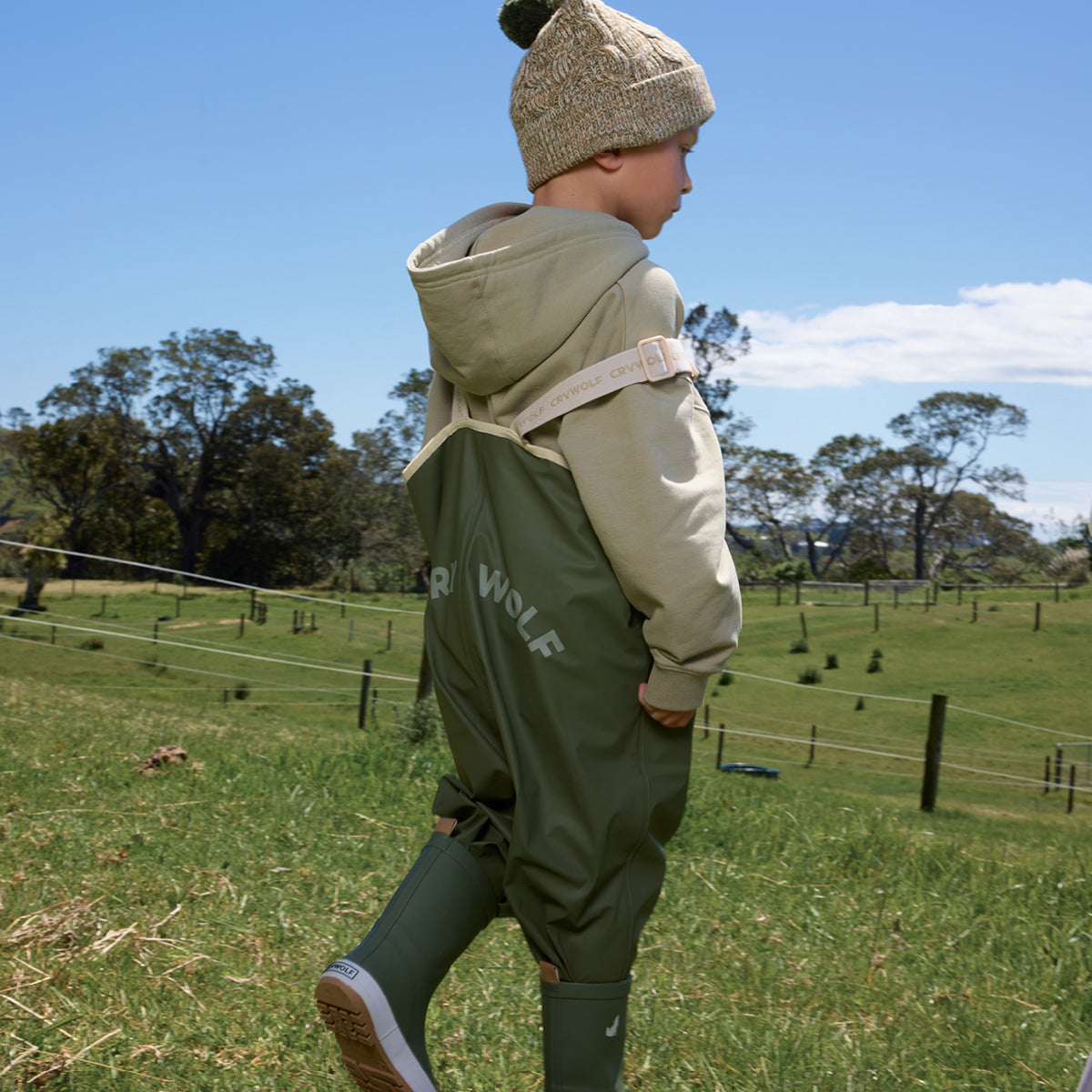 Rain Overalls / Olive