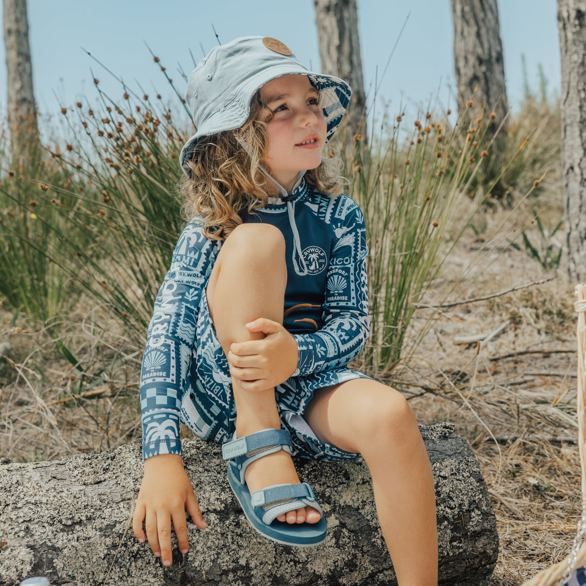 Beach Sandal / Seaside Blue