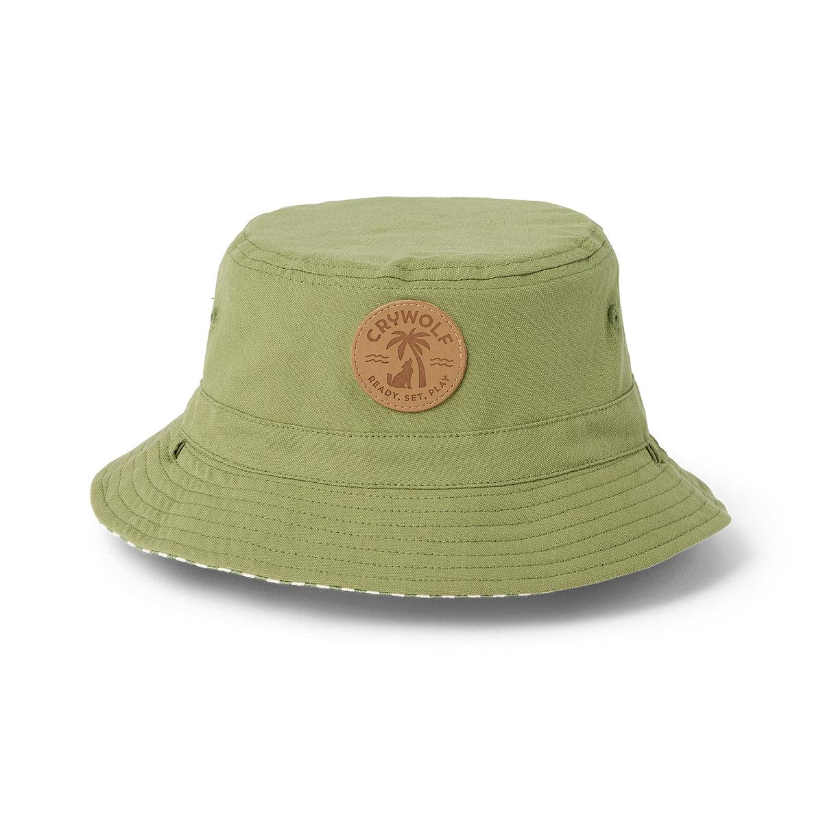 Coastal Stripe Reversible Bucket Hat