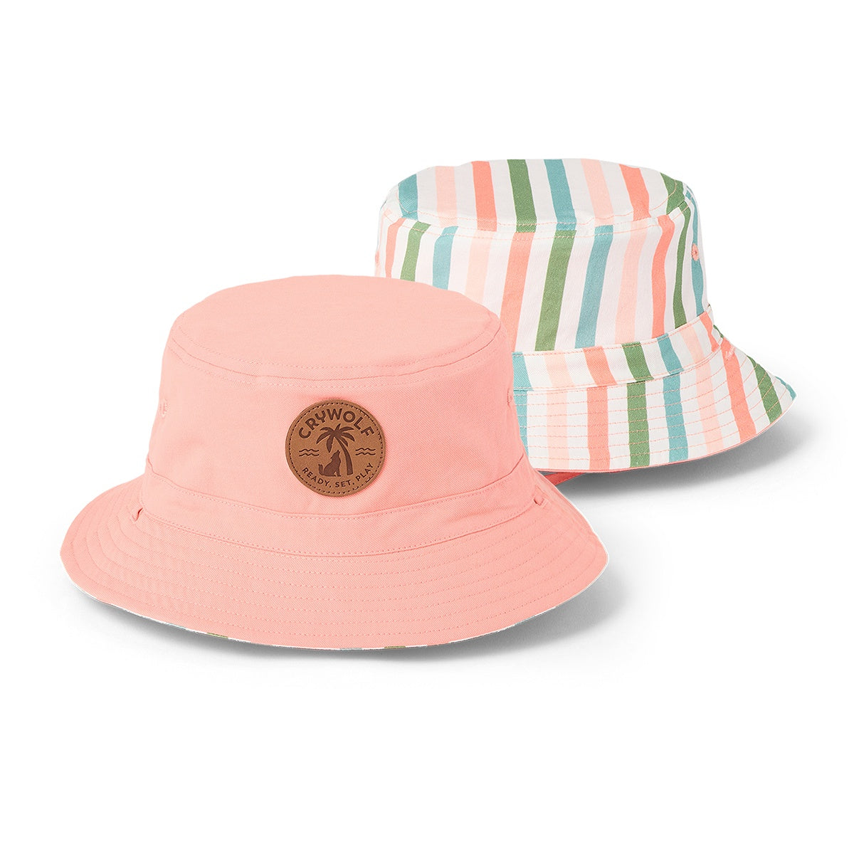 Summer Stripe Reversible Bucket Hat