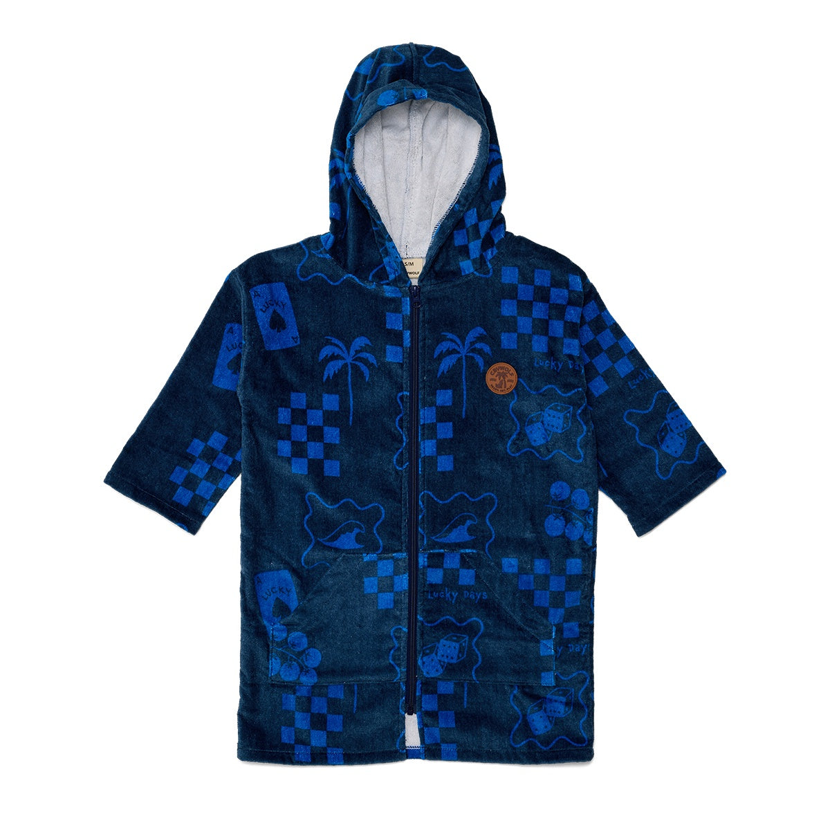 Everywhere Zip-Up Towel / Blue