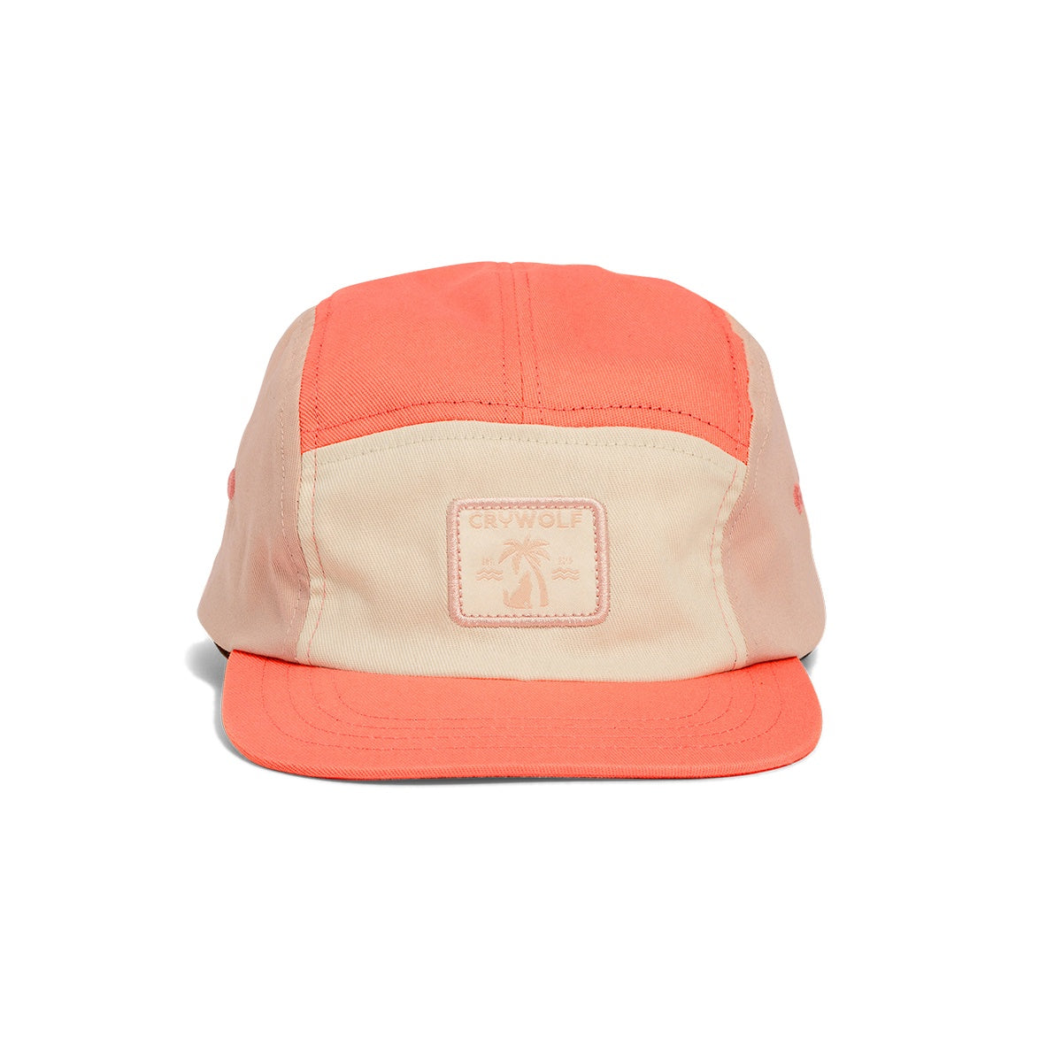 Coral Colourblock Lucky Cap