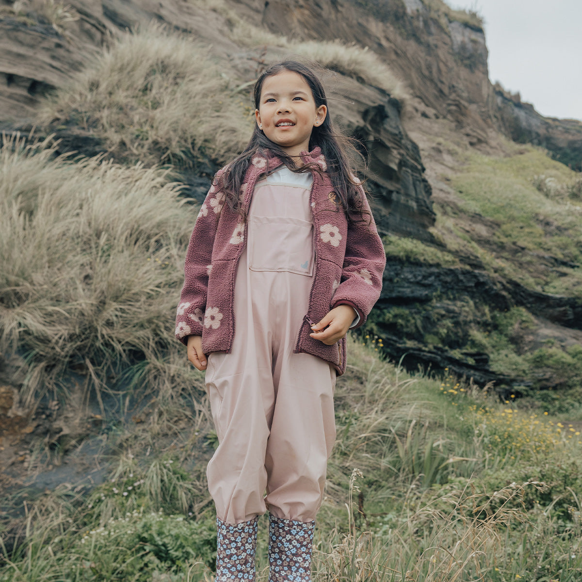 Rain Overalls / Dusty Pink