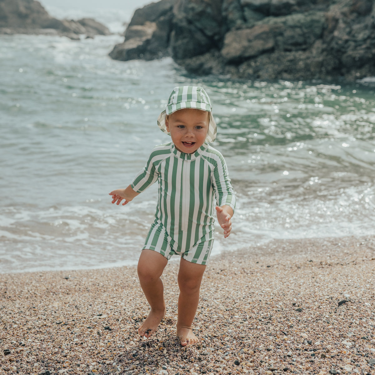 Coastal Stripe Rash Suit