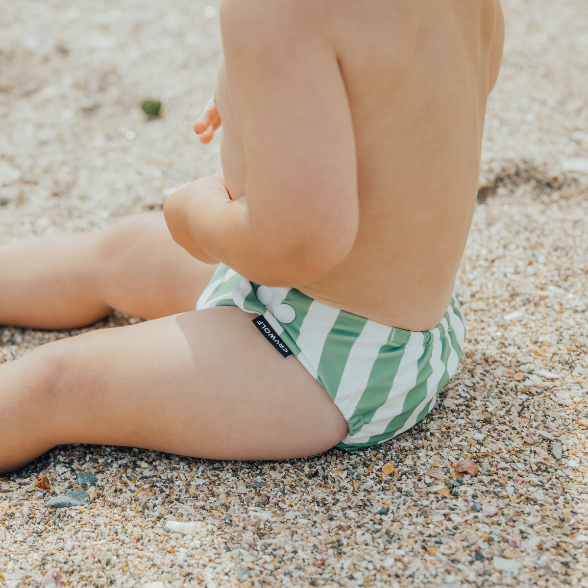 Coastal Stripe Reusable Swim Nappy