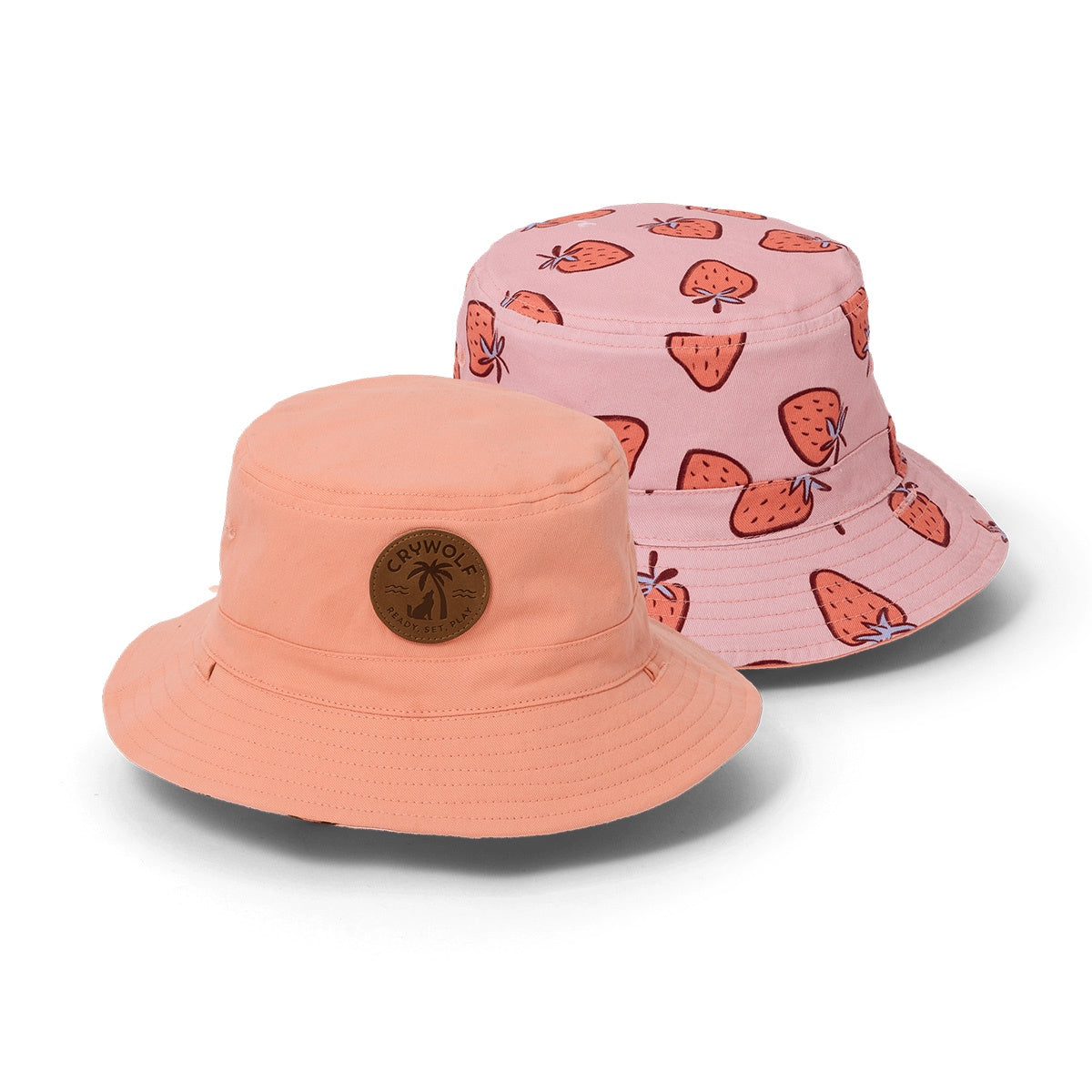Strawberry Splash Reversible Bucket Hat