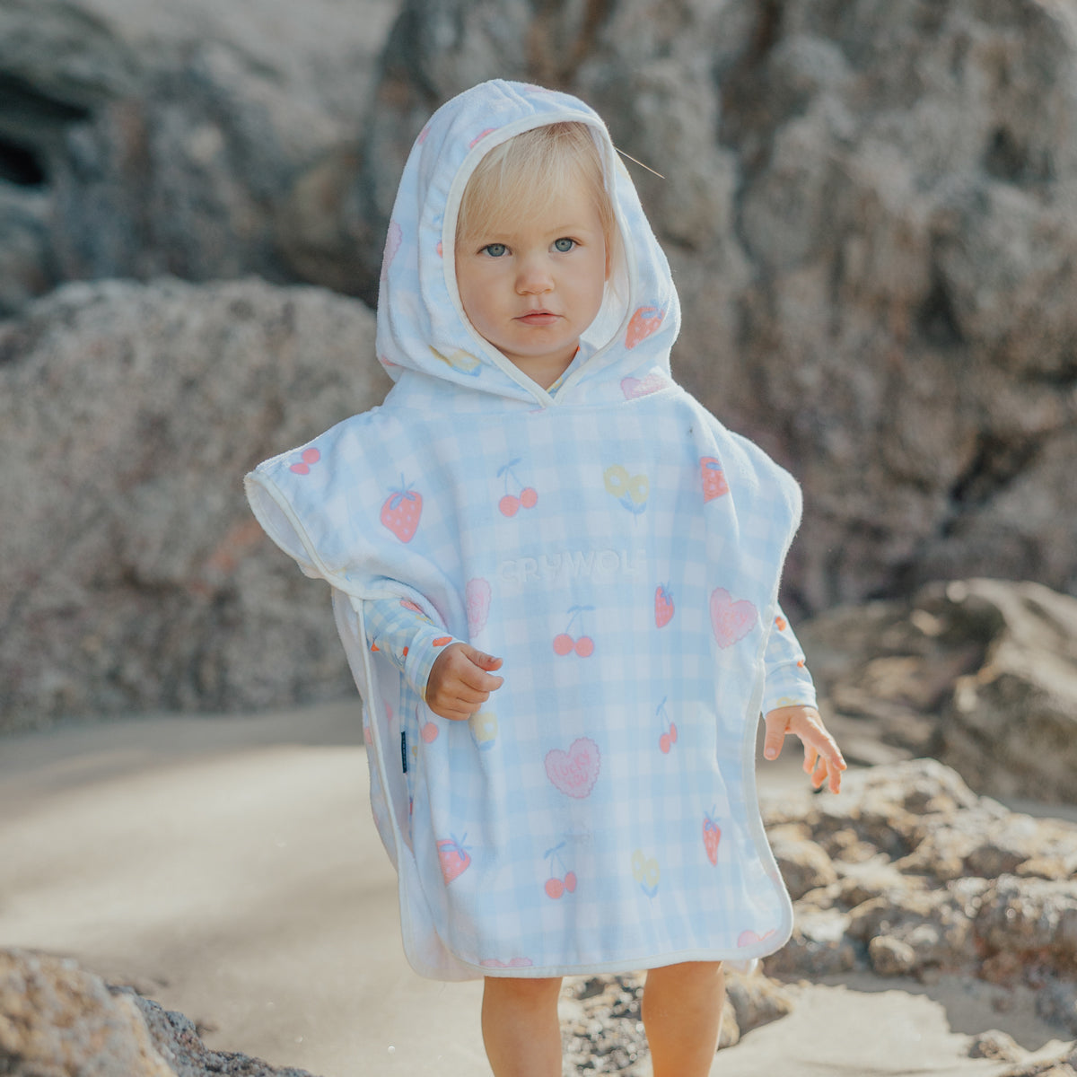 Lucky Picnic Baby Hooded Towel