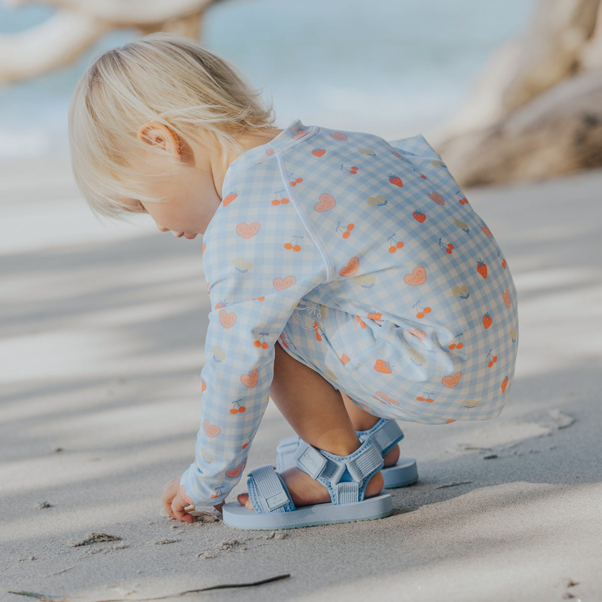 Sky Blue Beach Sandals
