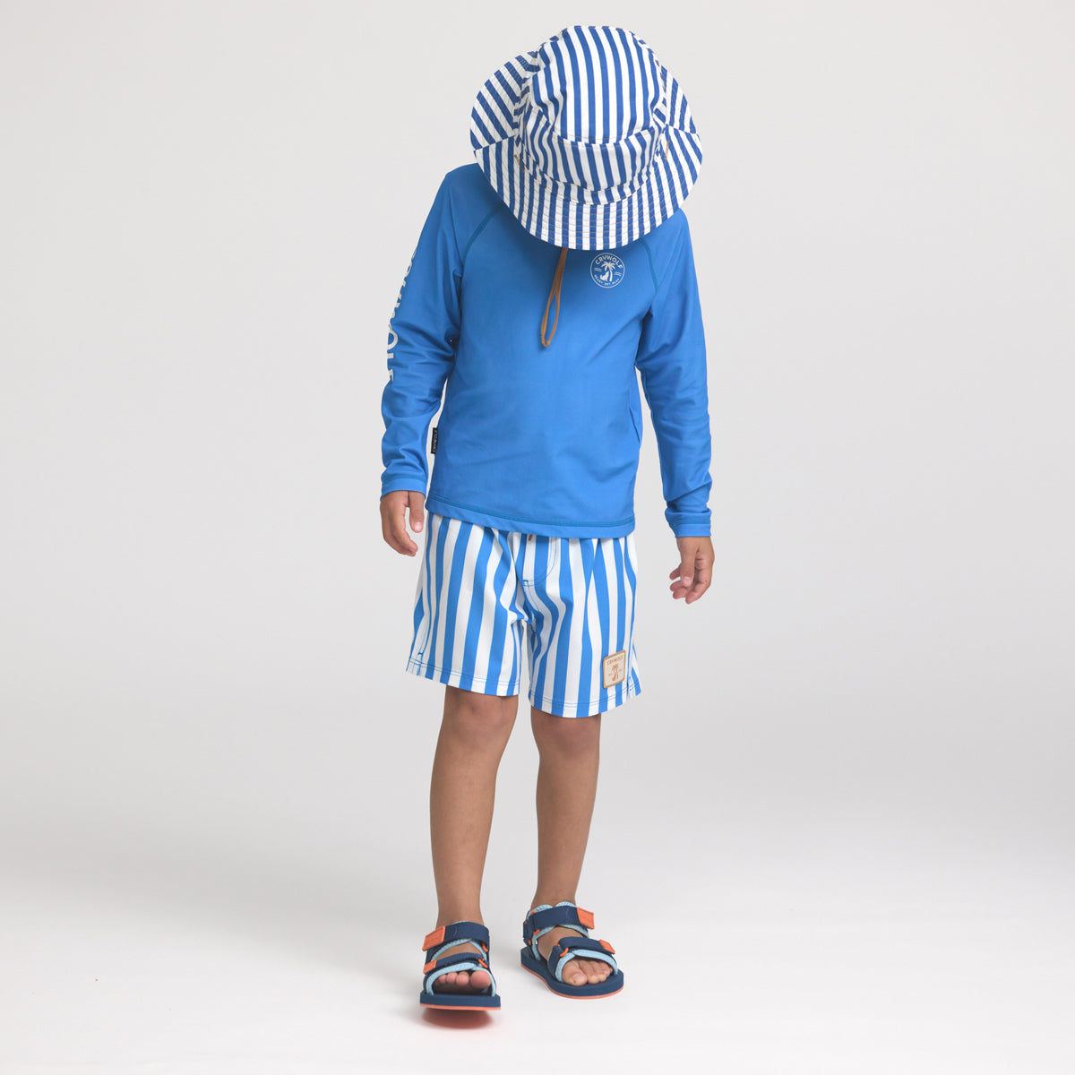 Deep Ocean Stripe Board Short