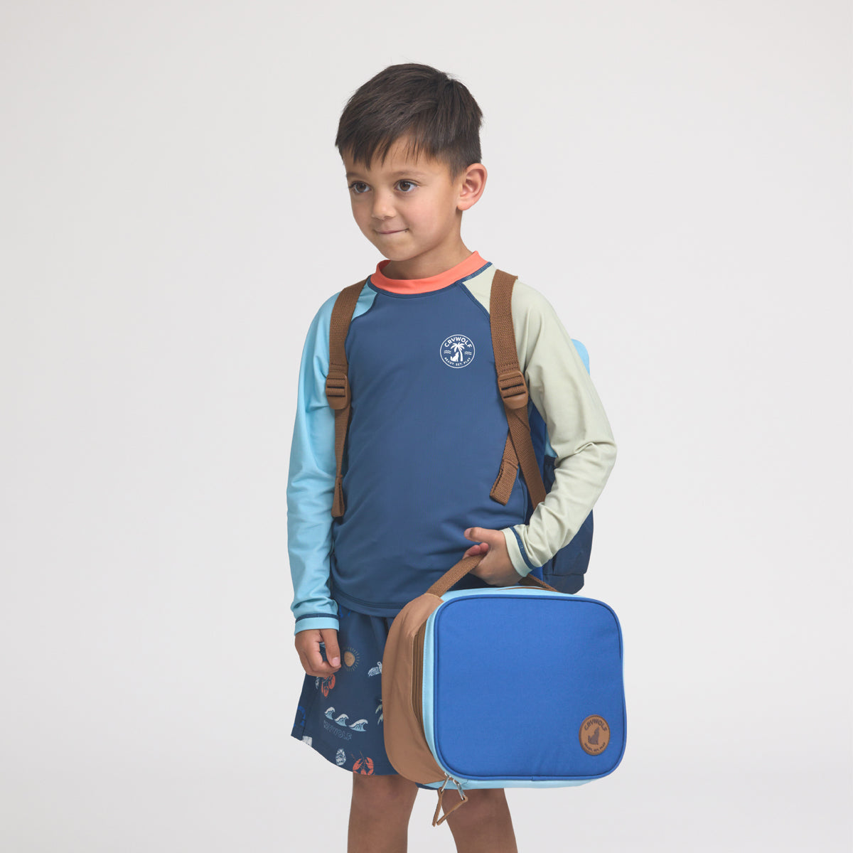 Deep Sea Colourblock Everyday Lunch Bag