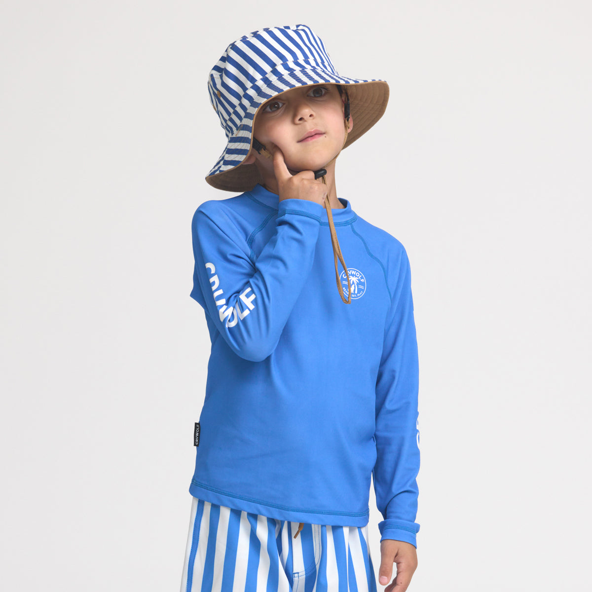 Deep Sea Blue Long Sleeve Rash Vest