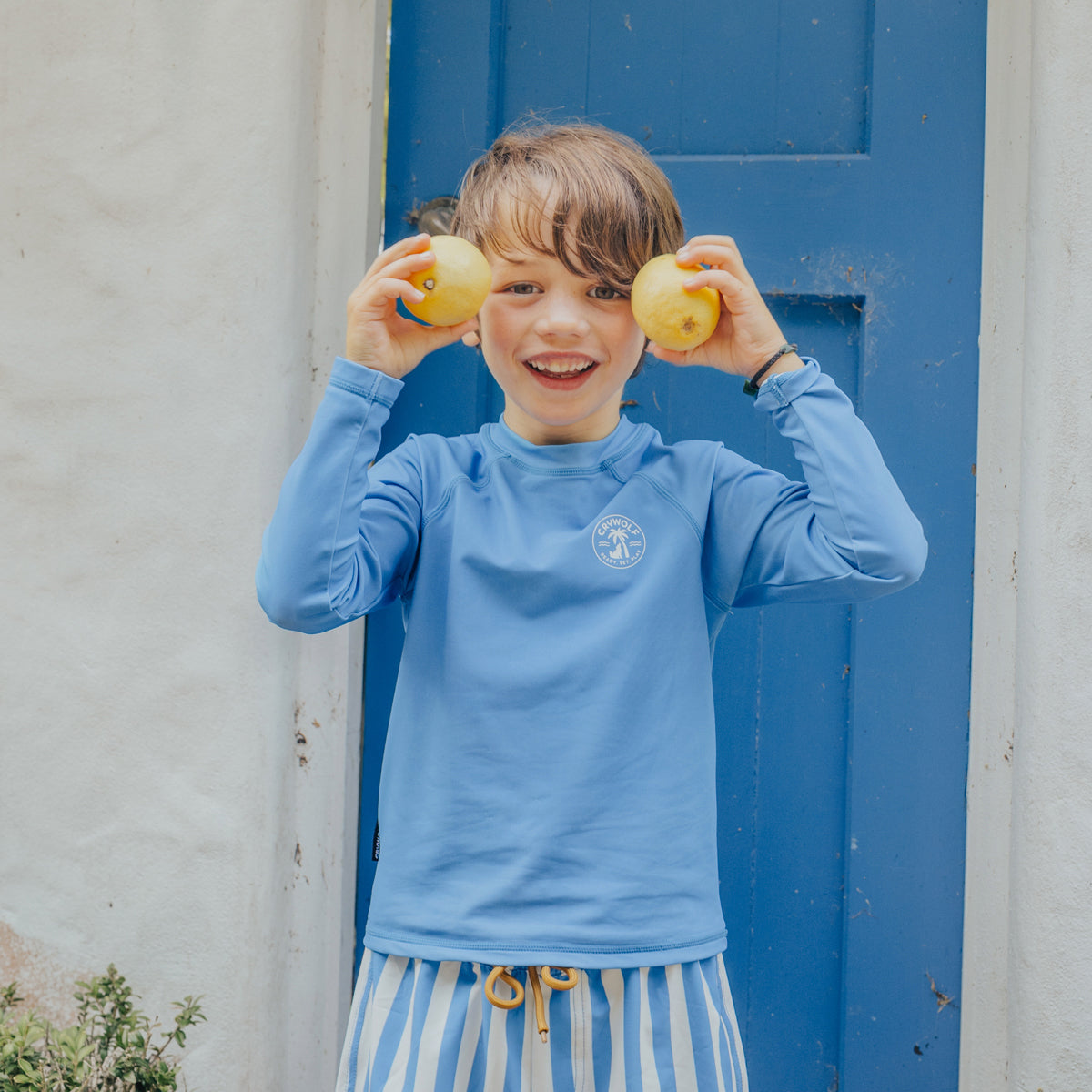 Deep Sea Blue Long Sleeve Rash Vest