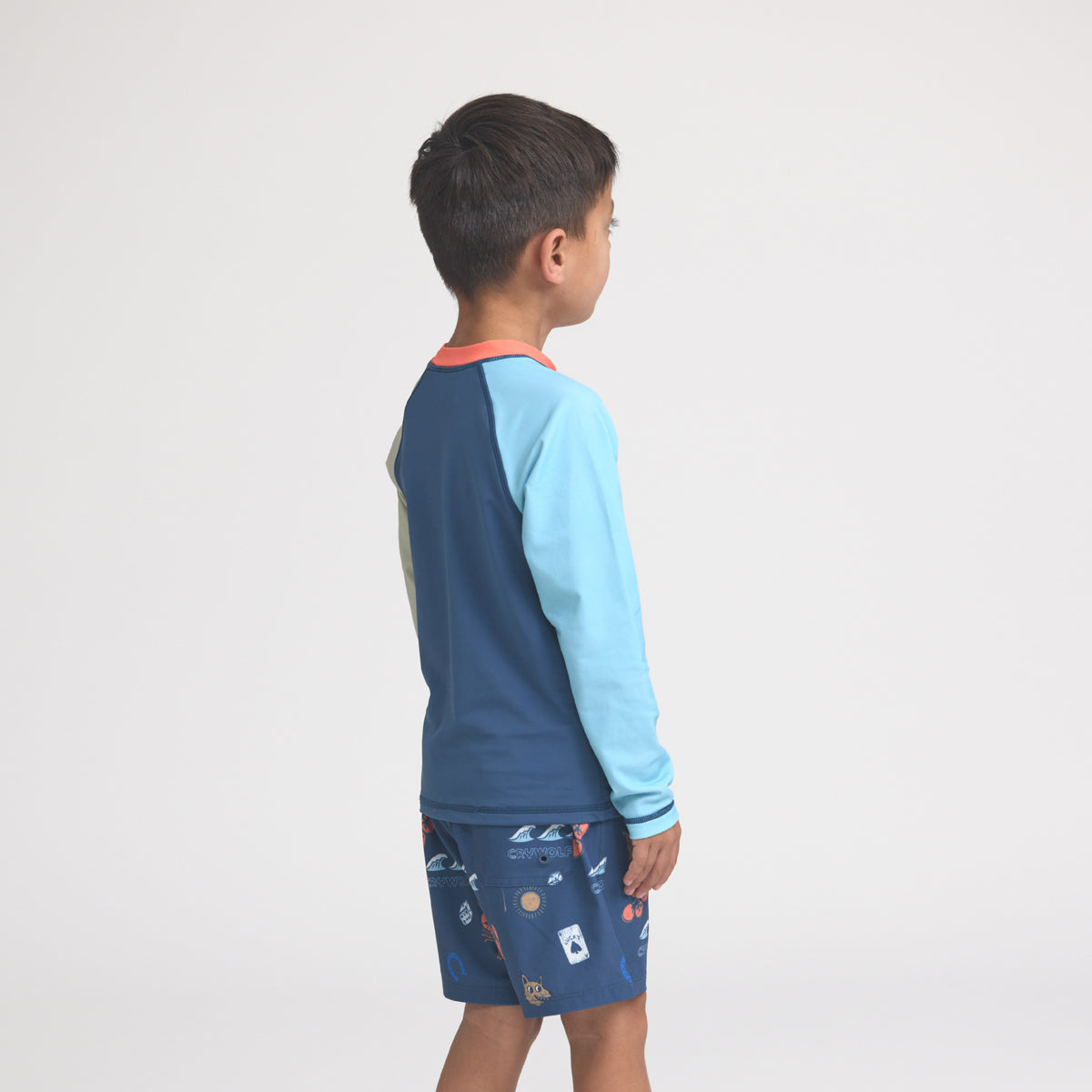 Ocean Colourblock Long Sleeve Rash Vest