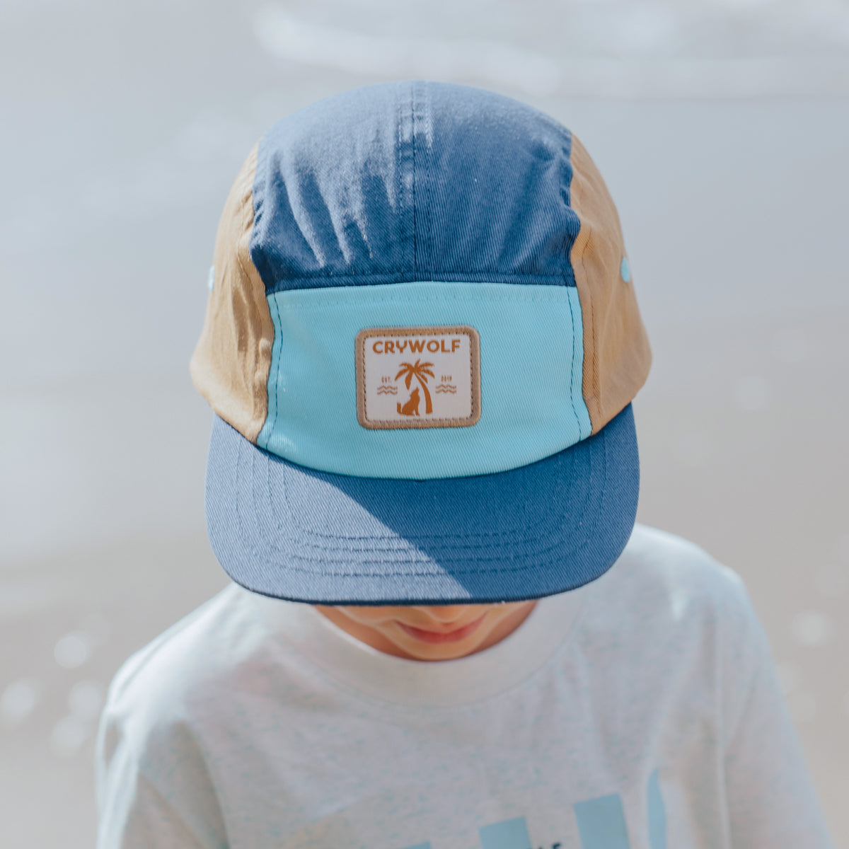 Navy Colourblock Lucky Cap