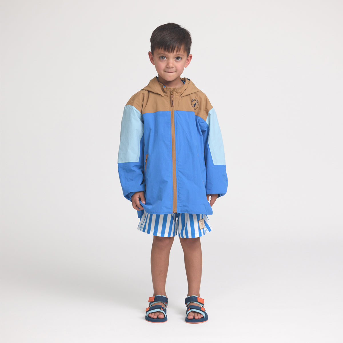 Ocean Colourblock Packable Jacket